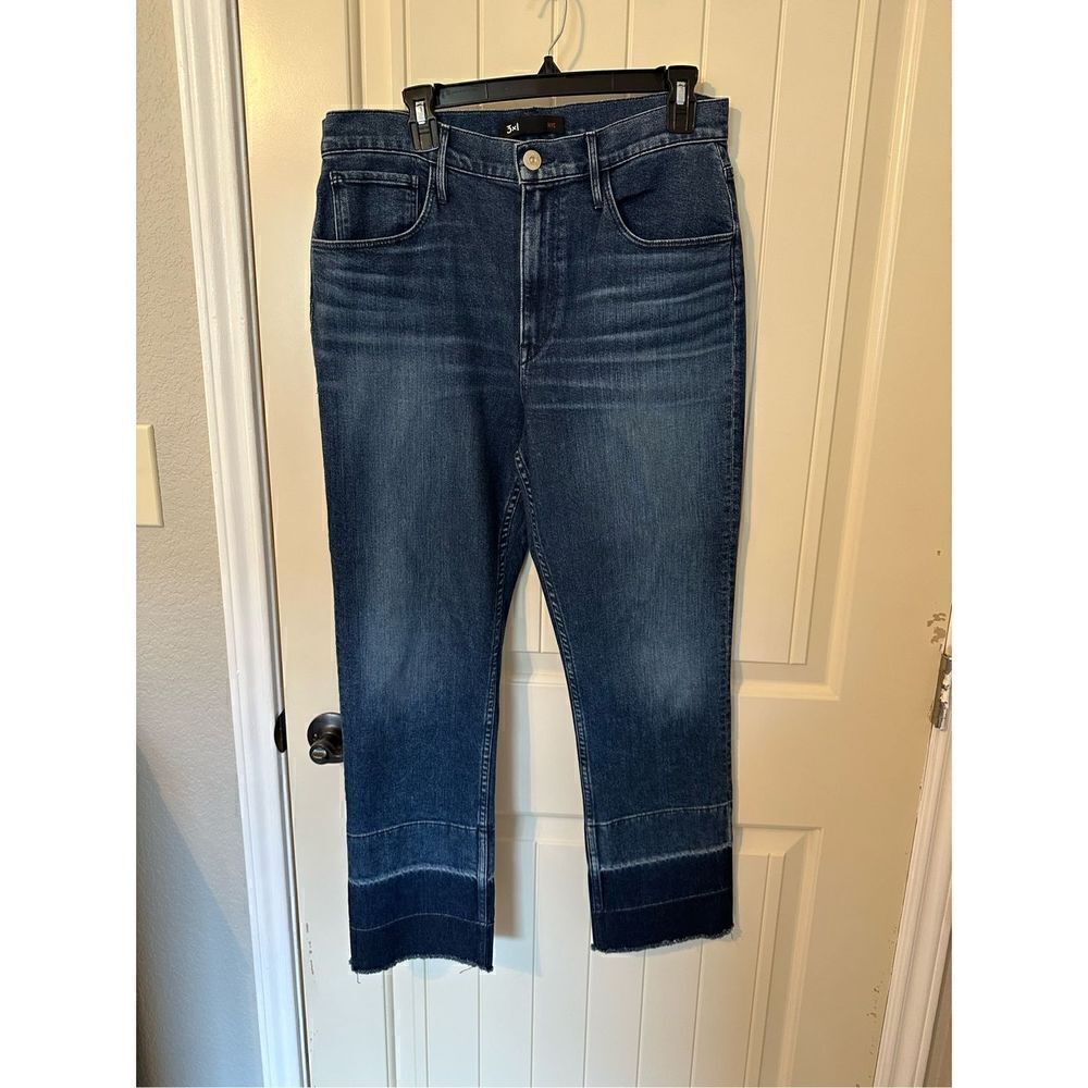 3x1 Shelter Straight Leg High Rise Cropped Denim Women’s Jeans Size 32 W4HSC0754